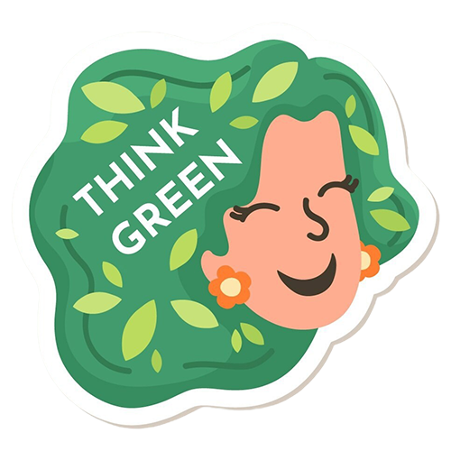 Think Green Stricker